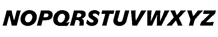 GTFlaireBasic HeavyItalic 2 Font UPPERCASE