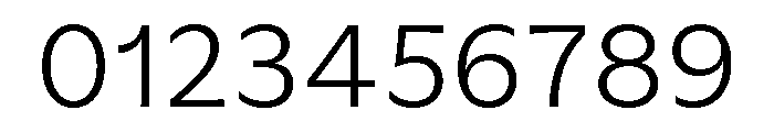 GTFlaireBasic Light Font OTHER CHARS