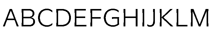 GTFlaireBasic Light Font UPPERCASE