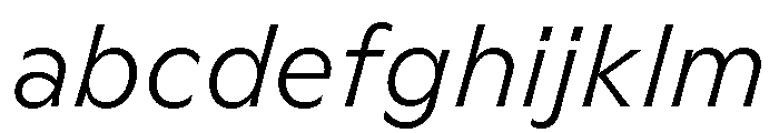 GTFlaireBasic LightItalic 2 FONT