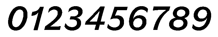 GTFlaireBasic MediumItalic 2 Font OTHER CHARS