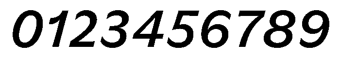GTFlaireBasic MediumItalic Font OTHER CHARS