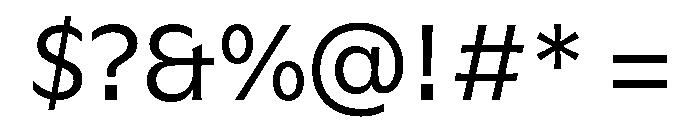 GTFlaireBasic Regular Font OTHER CHARS