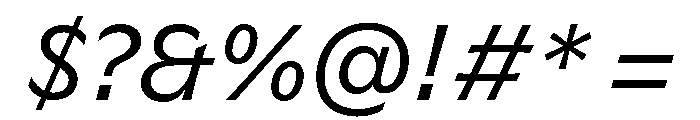 GTFlaireBasic RegularItalic 2 Font OTHER CHARS
