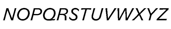 GTFlaireBasic RegularItalic 2 Font UPPERCASE