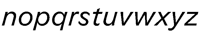 GTFlaireBasic RegularItalic 2 Font LOWERCASE