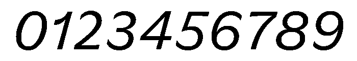 GTFlaireBasic RegularItalic Font OTHER CHARS