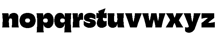 GTFlaireExtra Black 2 Font LOWERCASE