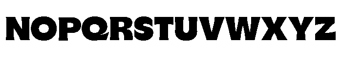 GTFlaireExtra Black Font UPPERCASE