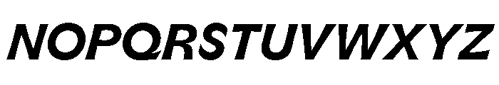GTFlaireExtra BoldItalic Font UPPERCASE