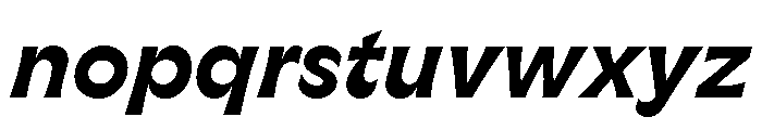 GTFlaireExtra BoldItalic Font LOWERCASE
