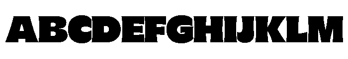 GTFlaireExtra Extra Font UPPERCASE