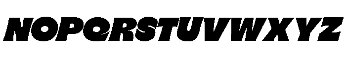 GTFlaireExtra ExtraItalic Font UPPERCASE
