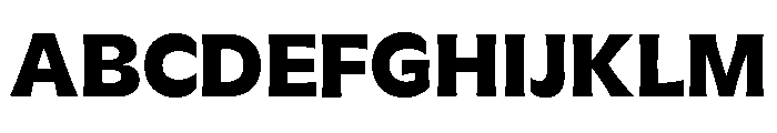GTFlaireExtra Heavy 2 Font UPPERCASE