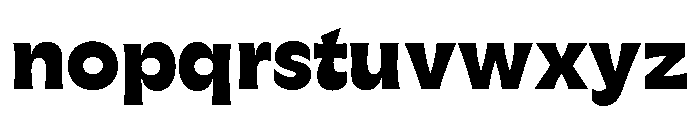 GTFlaireExtra Heavy 2 Font LOWERCASE