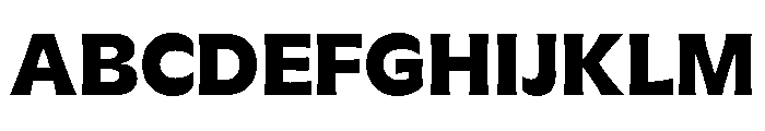 GTFlaireExtra Heavy Font UPPERCASE
