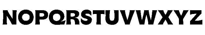 GTFlaireExtra Heavy Font UPPERCASE