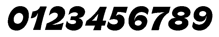 GTFlaireExtra HeavyItalic 2 Font OTHER CHARS