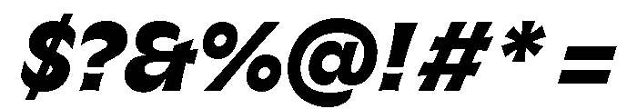GTFlaireExtra HeavyItalic 2 Font OTHER CHARS