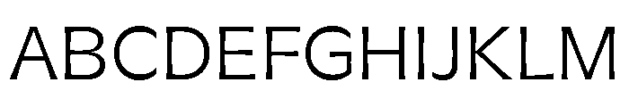 GTFlaireExtra Light 2 Font UPPERCASE