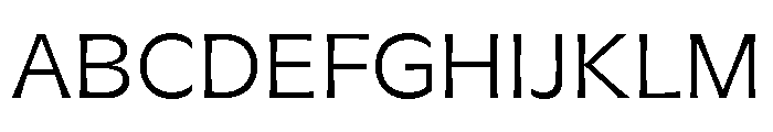 GTFlaireExtra Light Font UPPERCASE