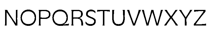 GTFlaireExtra Light Font UPPERCASE