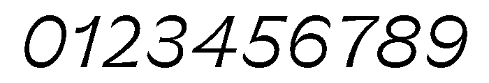 GTFlaireExtra LightItalic 2 Font OTHER CHARS