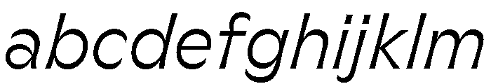 GTFlaireExtra LightItalic 2 FONT