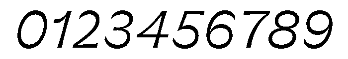 GTFlaireExtra LightItalic Font OTHER CHARS