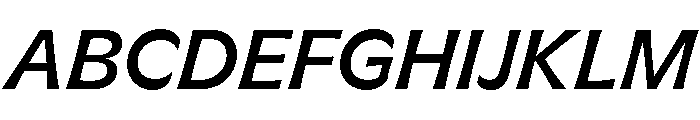 GTFlaireExtra MediumItalic 2 Font UPPERCASE