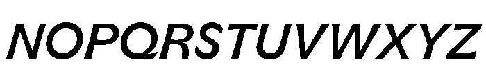GTFlaireExtra MediumItalic 2 Font UPPERCASE