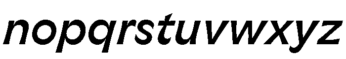 GTFlaireExtra MediumItalic 2 Font LOWERCASE