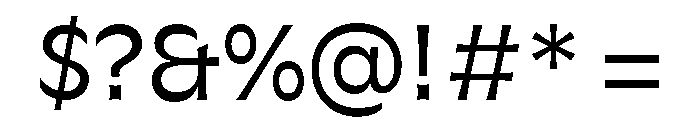 GTFlaireExtra Regular Font OTHER CHARS