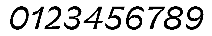 GTFlaireExtra RegularItalic Font OTHER CHARS