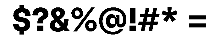 GTFlexa Bd 2 Font OTHER CHARS