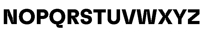 GTFlexa Bd Font UPPERCASE