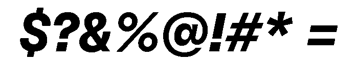 GTFlexa BdIt 2 Font OTHER CHARS