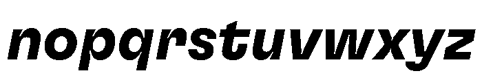GTFlexa BdIt Font LOWERCASE