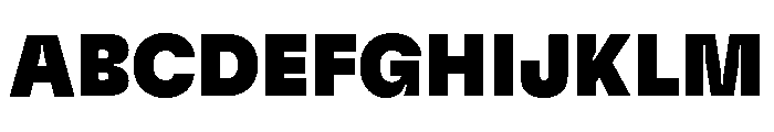 GTFlexa Bl 2 Font UPPERCASE
