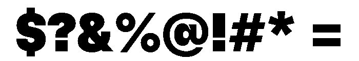 GTFlexa Bl Font OTHER CHARS
