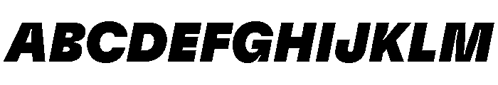 GTFlexa BlIt Font UPPERCASE