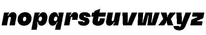 GTFlexa BlIt Font LOWERCASE