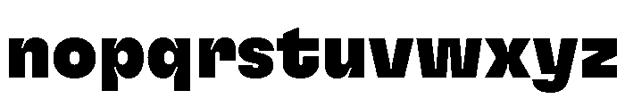 GTFlexa Bl Font LOWERCASE