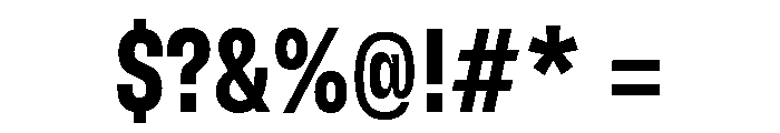 GTFlexa CmBd Font OTHER CHARS