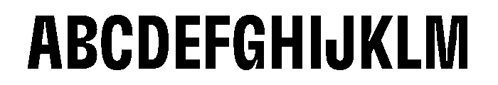 GTFlexa CmBd Font UPPERCASE