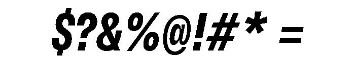 GTFlexa CmBdIt Font OTHER CHARS