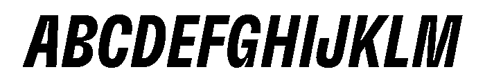 GTFlexa CmBdIt Font UPPERCASE