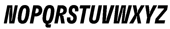 GTFlexa CmBdIt Font UPPERCASE