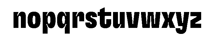 GTFlexa CmBl 2 Font LOWERCASE