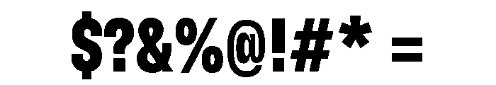 GTFlexa CmBl Font OTHER CHARS
